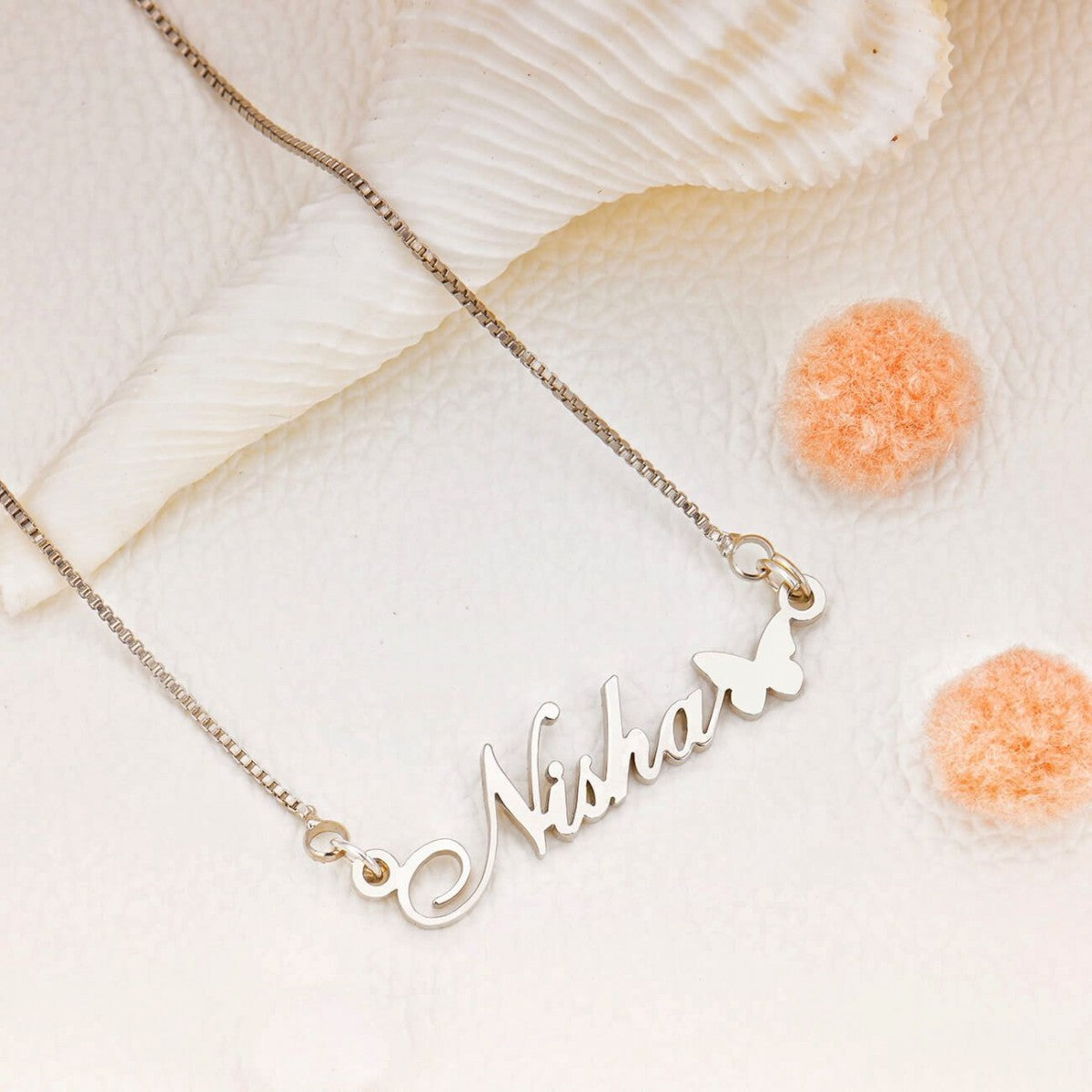 Butterfly Name Necklace