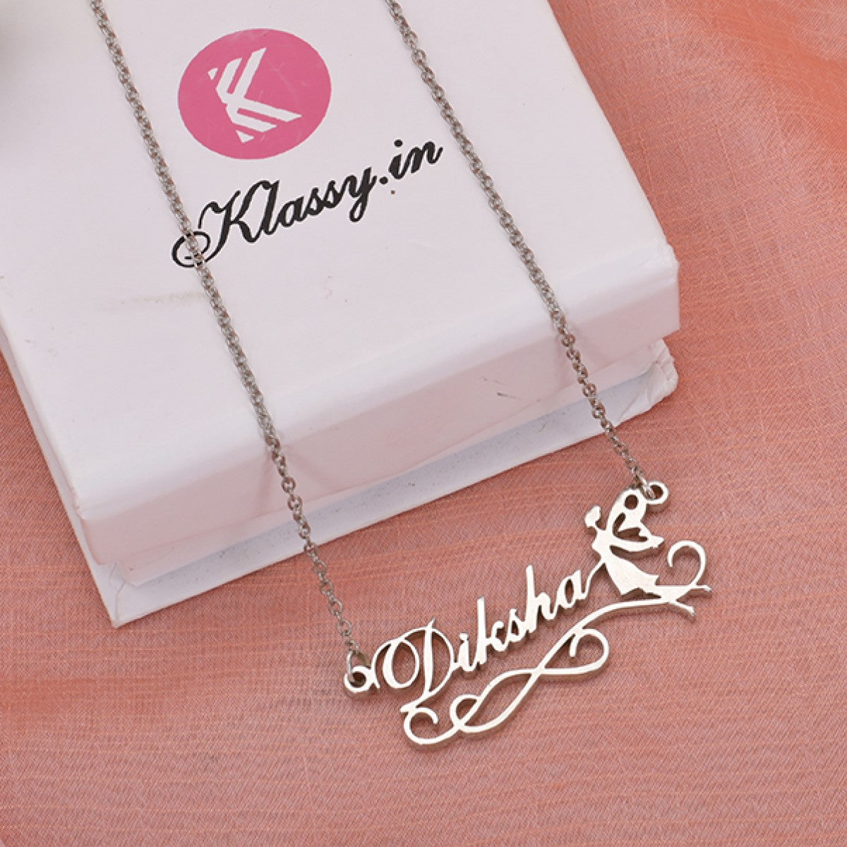 Angel Design Name Necklace