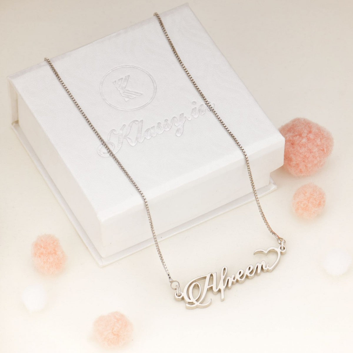 Half Heart Name Necklace